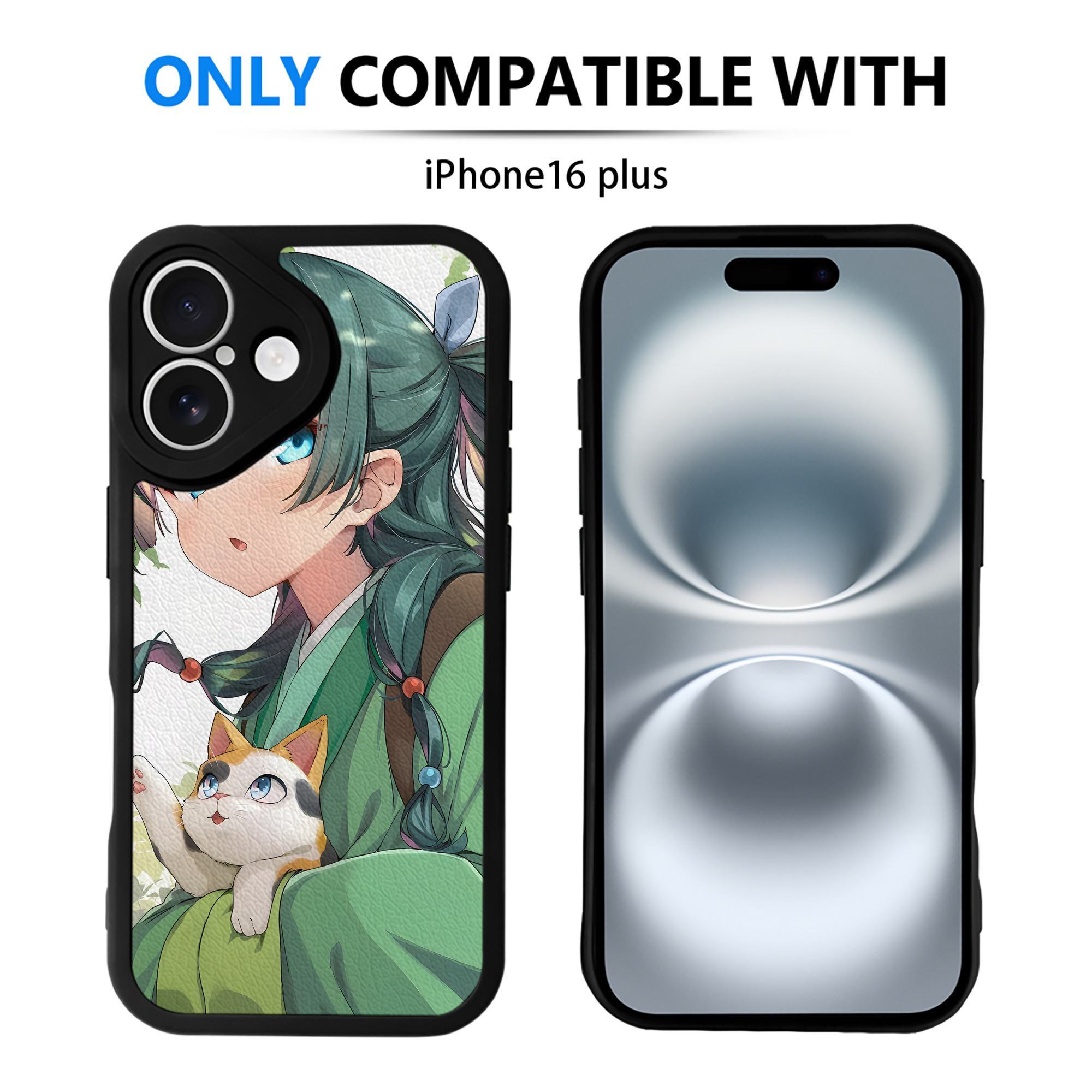 （画像用） 薬屋のひとりごと The Apothecary Diaries 【iPhone 16シリーズ対応】シリコンスマホケース（レザー調） 材質：シリコン